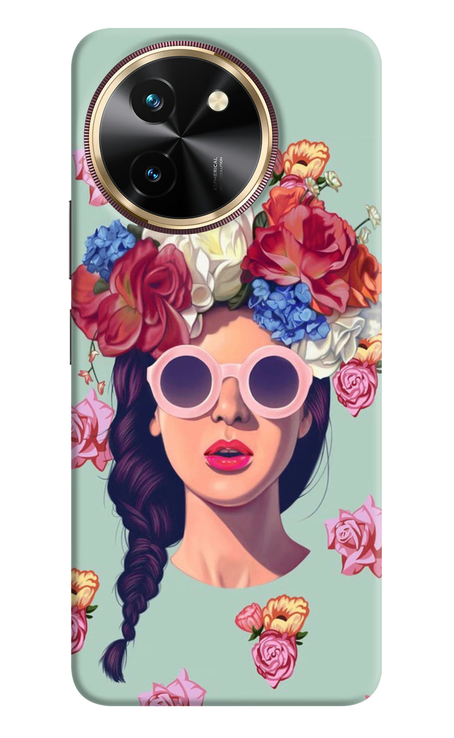 Pretty Girl Vivo T3x Back Cover, Hard case