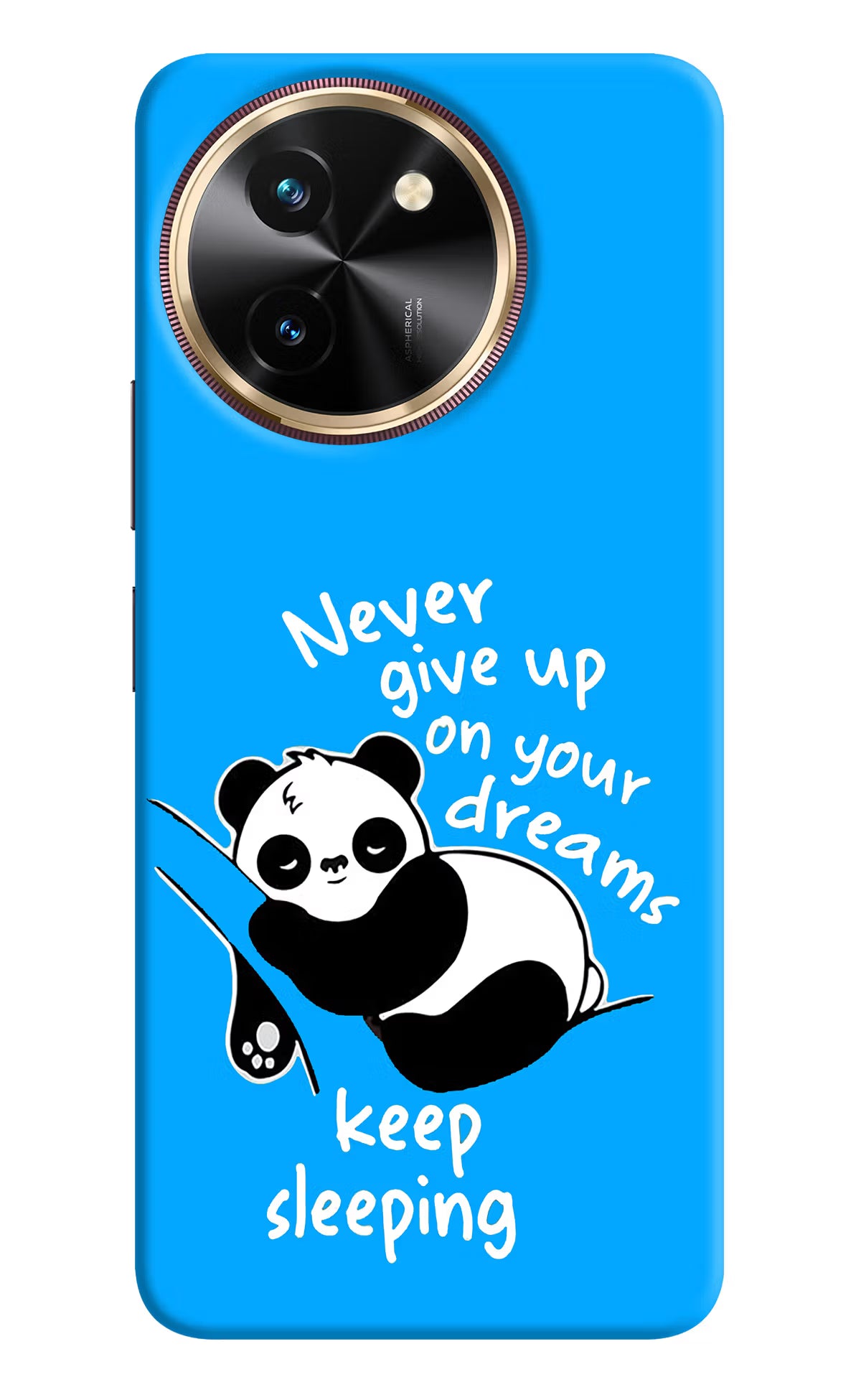 Keep Sleeping Vivo T3x Hard Case Back Cover by Casekaro