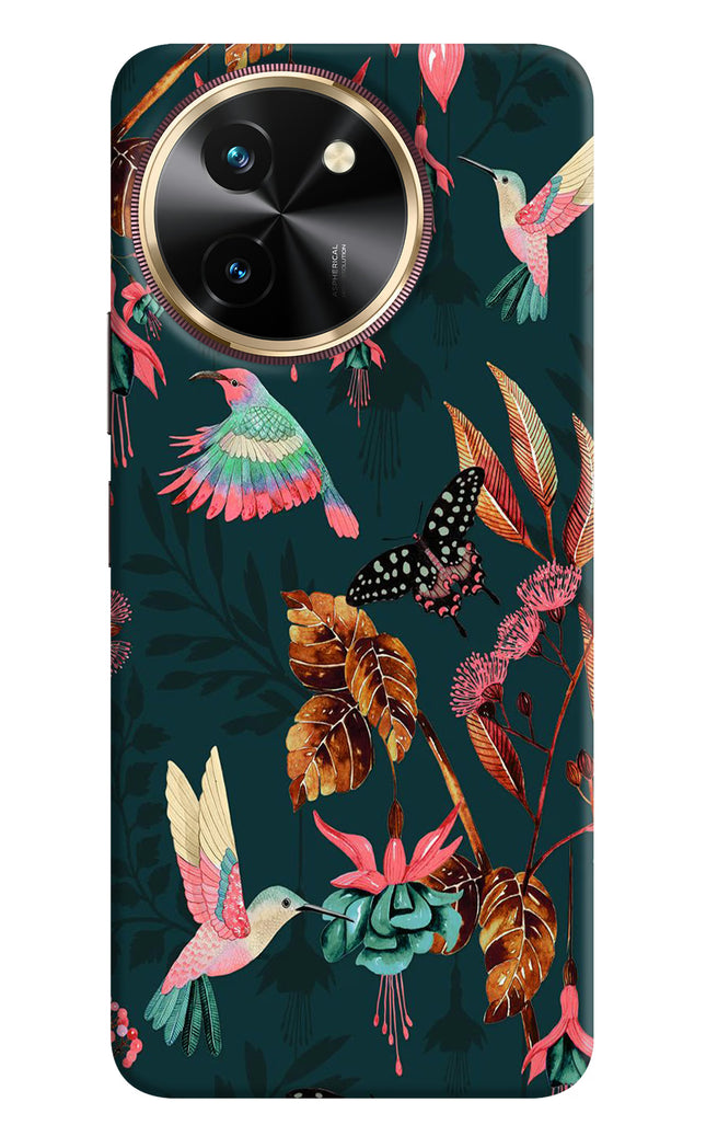 Birds Vivo T3x Hard Case Back Cover by Casekaro
