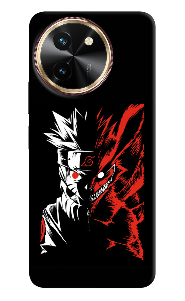 Naruto Two Face Vivo T3x Hard Case Back Cover by Casekaro