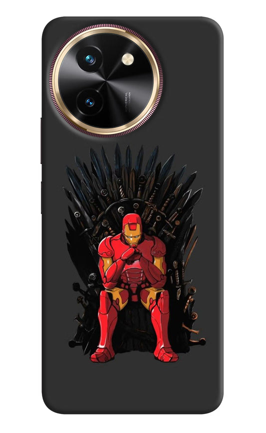 Ironman Throne Vivo T3x Hard Case Back Cover by Casekaro