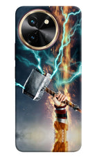 Thor Hammer Mjolnir Vivo T3x Hard Case Back Cover by Casekaro
