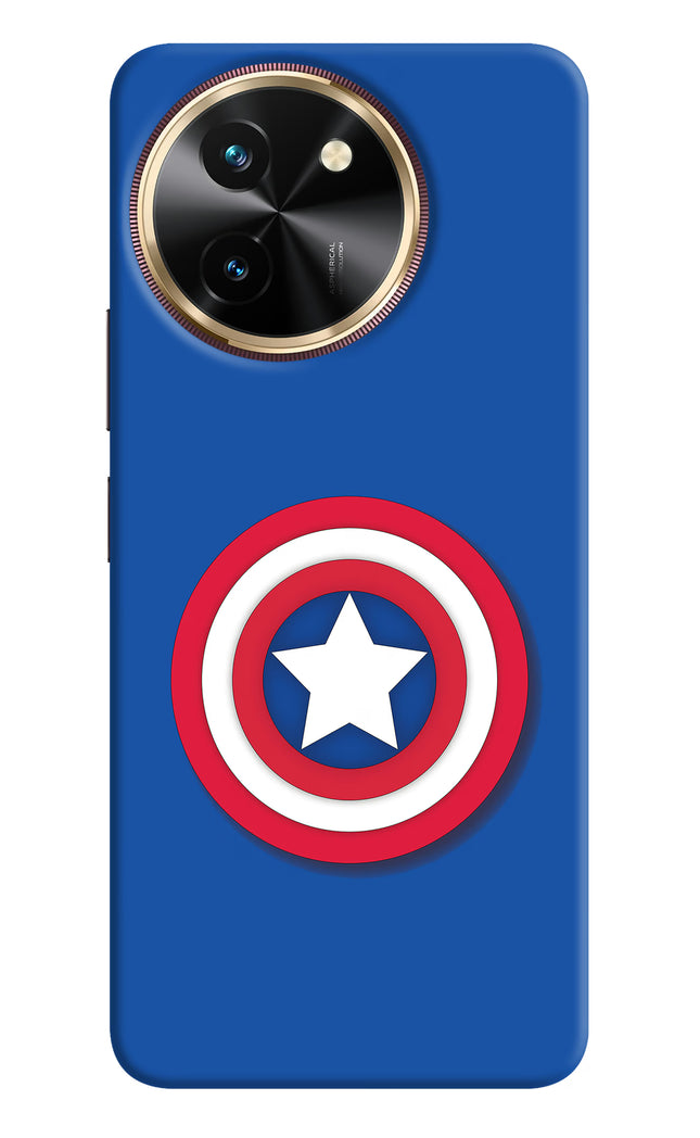 Shield Vivo T3x Hard Case Back Cover by Casekaro