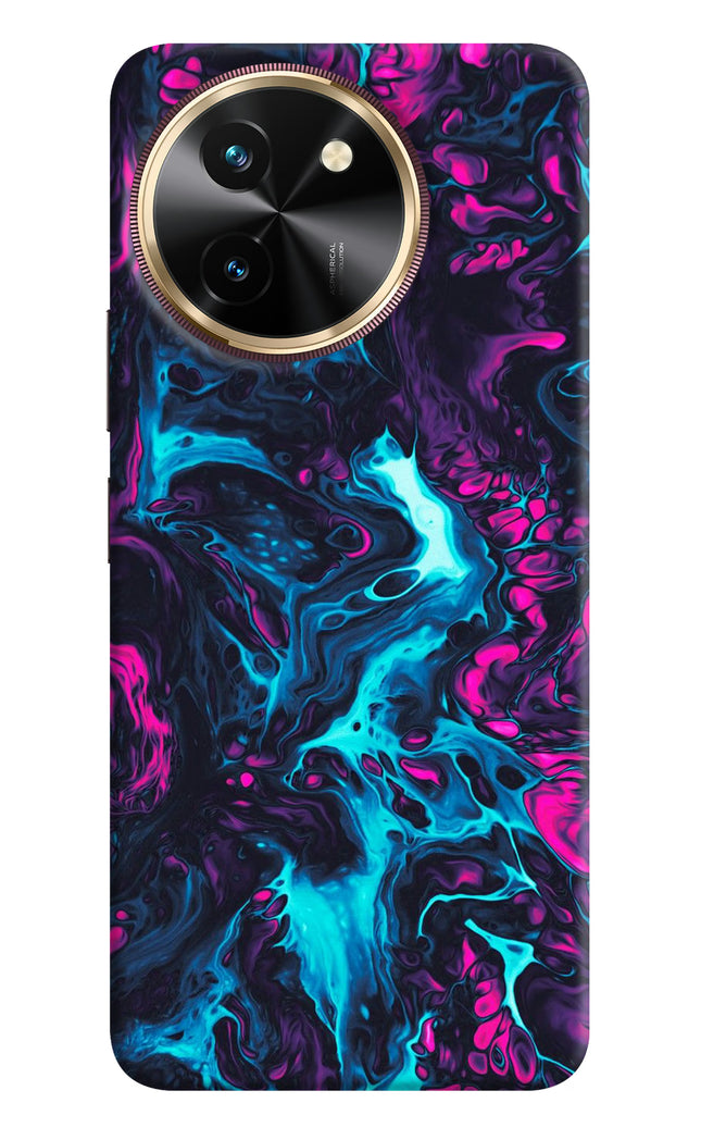 Abstract Vivo T3x Hard Case Back Cover by Casekaro