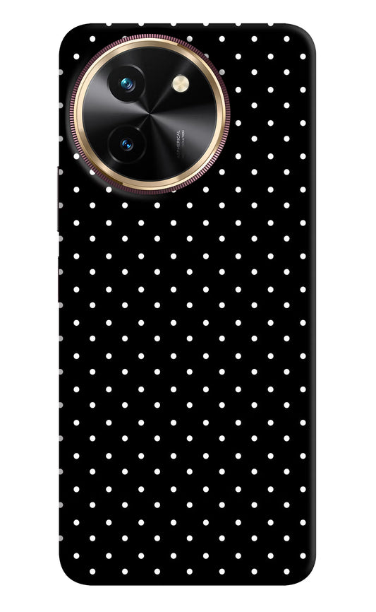 White Dots Vivo T3x Hard Case Back Cover by Casekaro