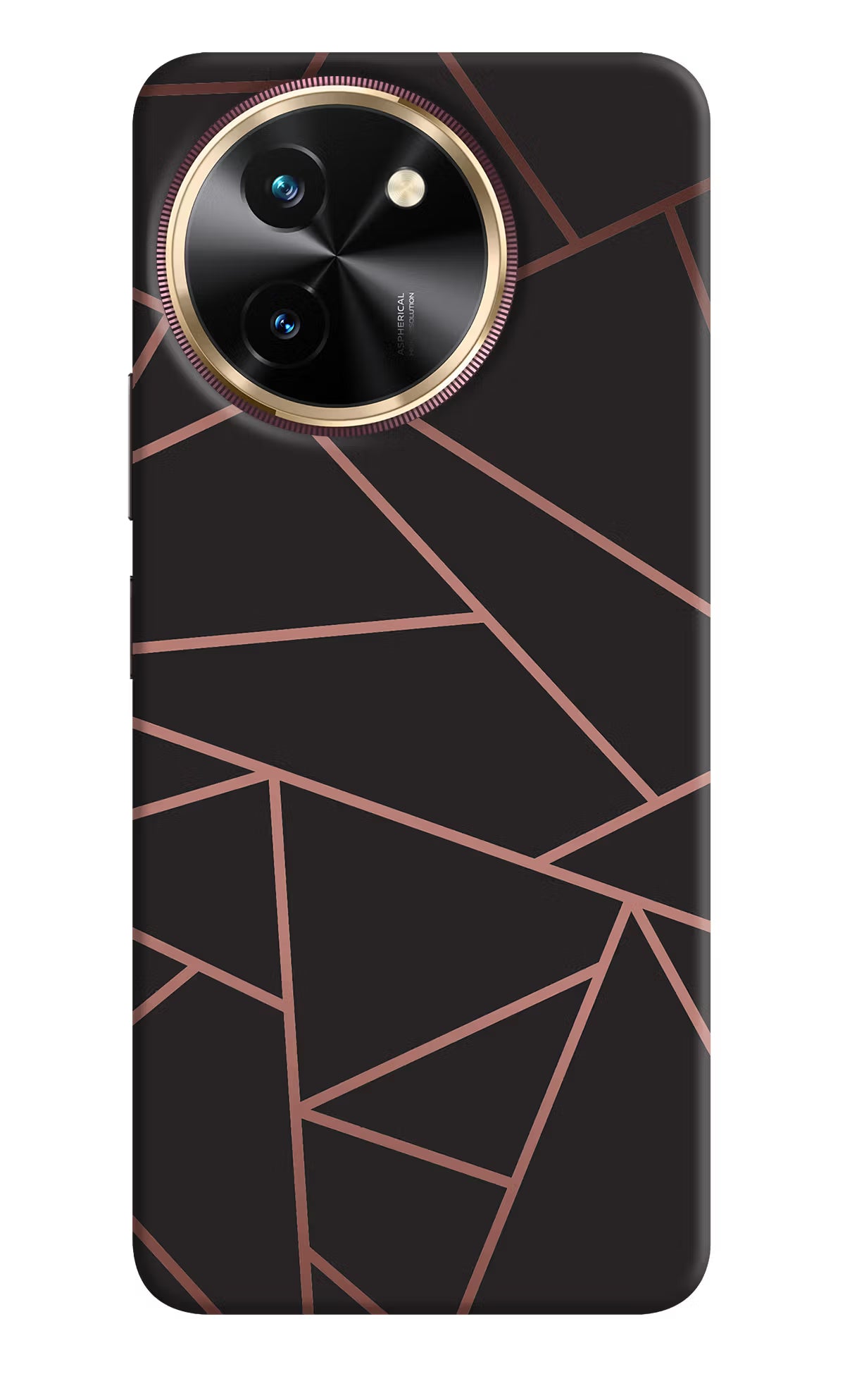 Geometric Pattern Vivo T3x Hard Case Back Cover by Casekaro