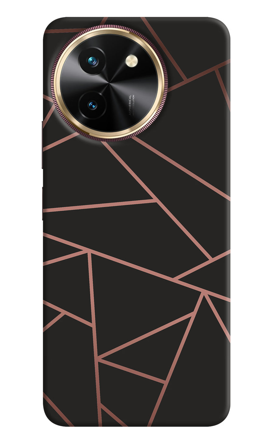 Geometric Pattern Vivo T3x Back Cover, Hard case