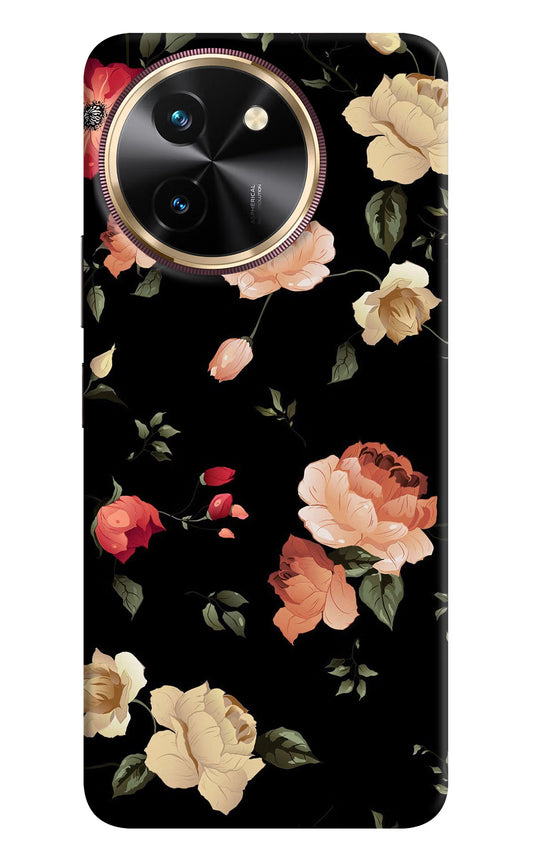 Flowers Vivo T3x Hard Case Back Cover by Casekaro