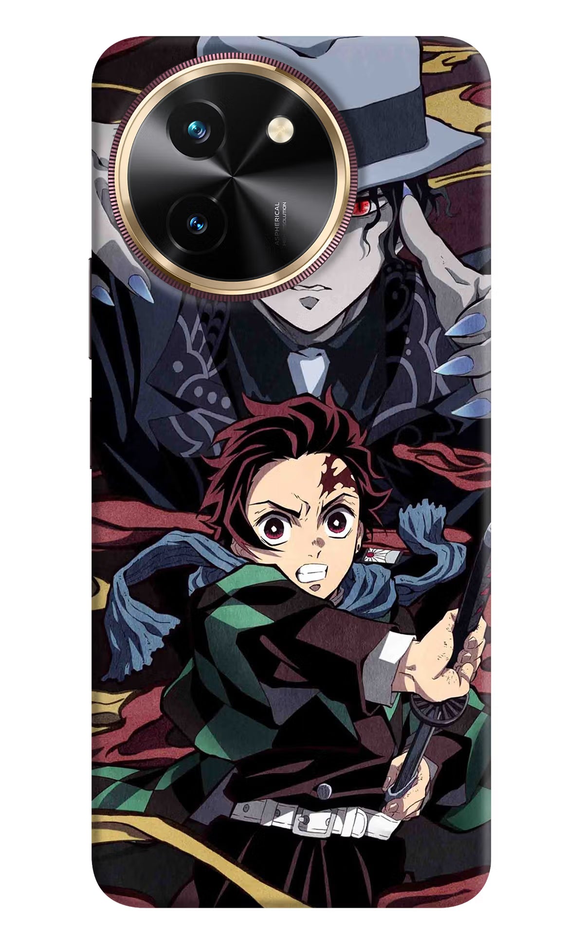 Demon Slayer Vivo T3x Hard Case Back Cover by Casekaro
