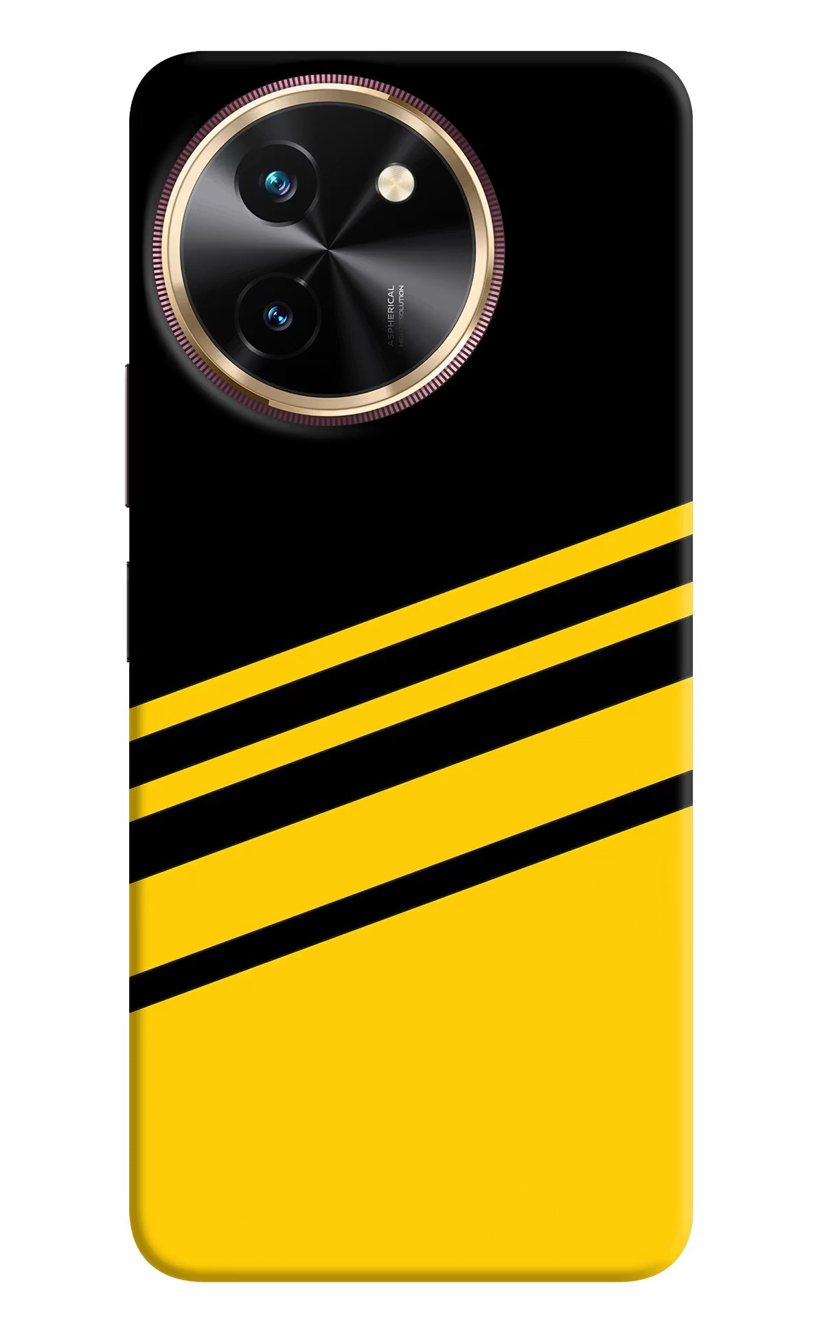 Yellow Shades Vivo T3x Hard Case Back Cover by Casekaro