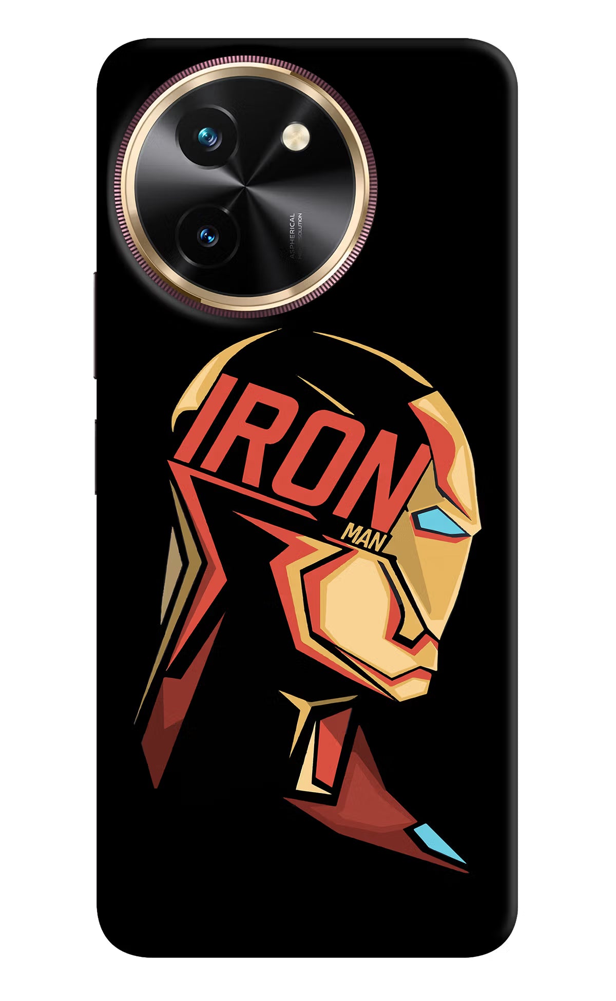 IronMan Vivo T3x Hard Case Back Cover by Casekaro