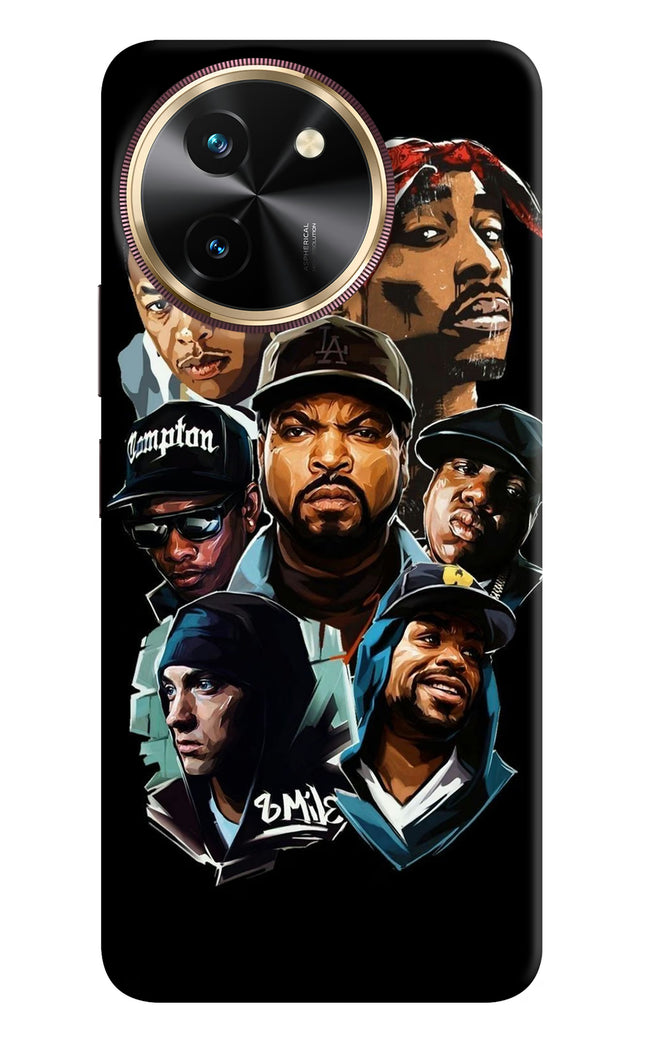 Rappers Vivo T3x Hard Case Back Cover by Casekaro