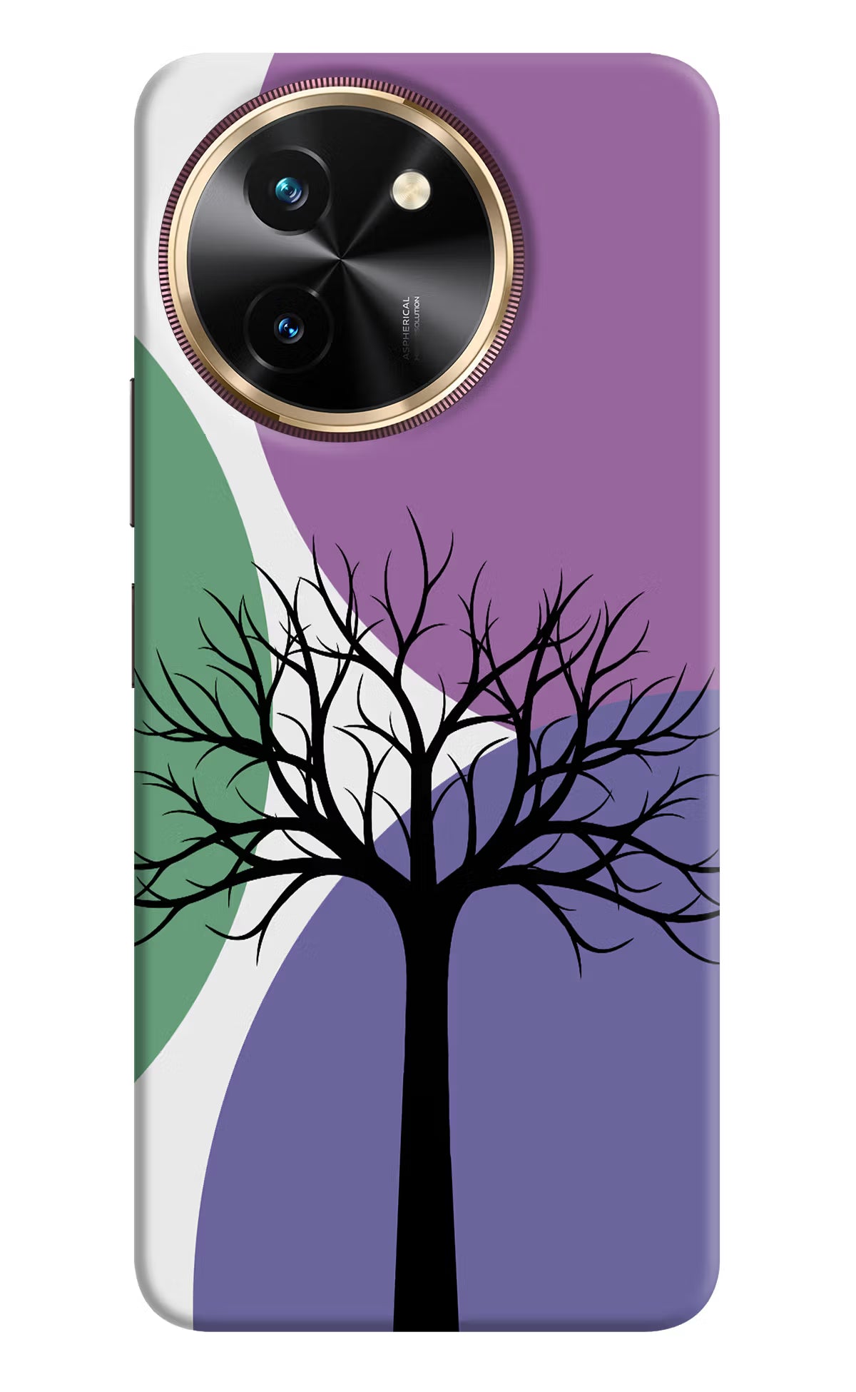 Tree Art Vivo T3x Hard Case Back Cover by Casekaro