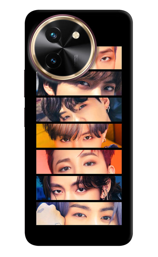 BTS Eyes Vivo T3x Hard Case Back Cover by Casekaro