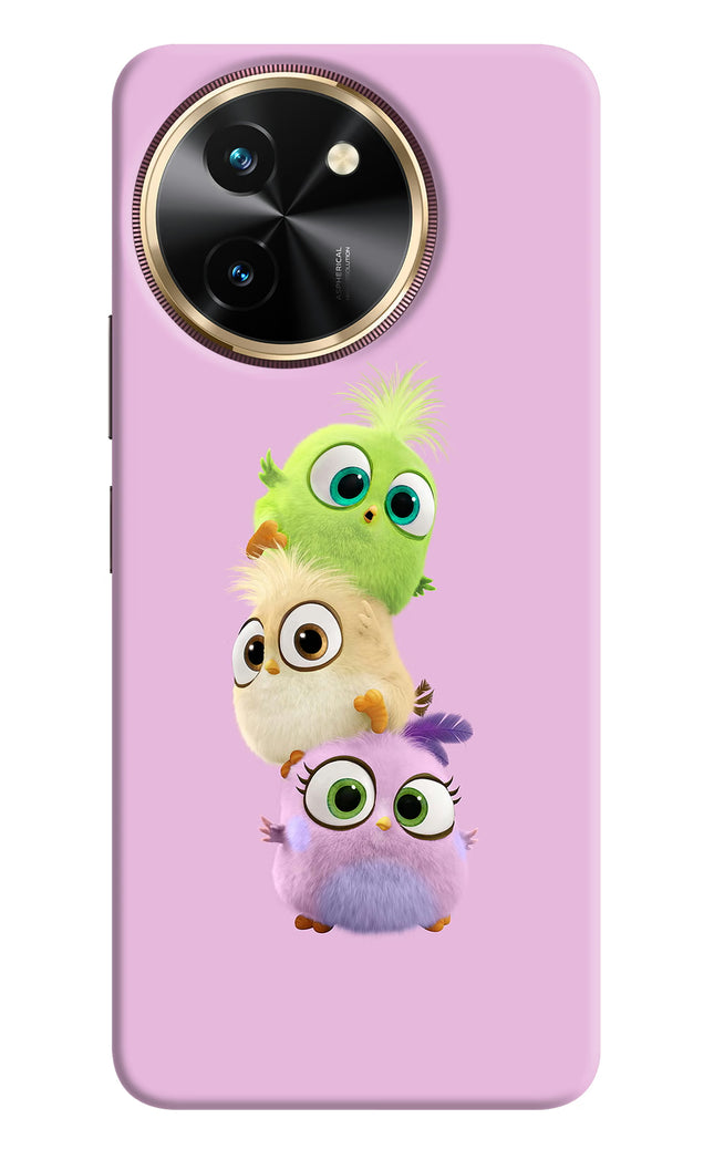 Cute Little Birds Vivo T3x Hard Case Back Cover by Casekaro