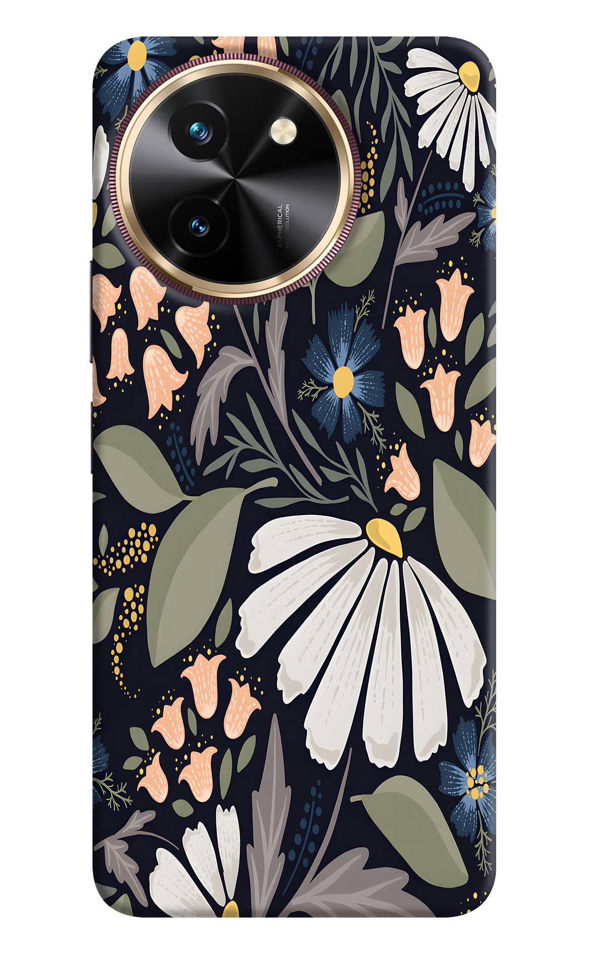 Flowers Art Vivo T3x Hard Case Back Cover by Casekaro