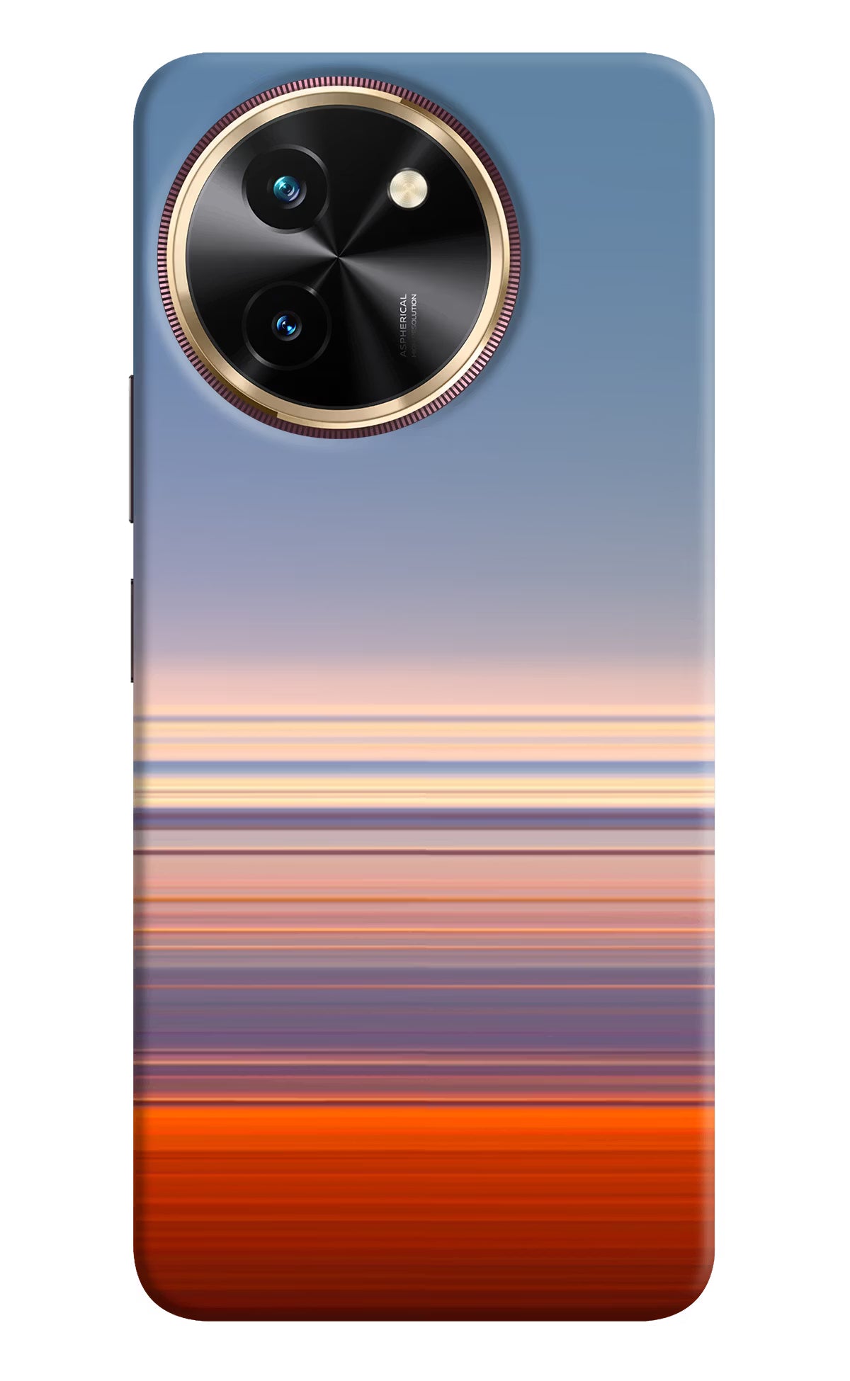 Morning Colors Vivo T3x Hard Case Back Cover by Casekaro