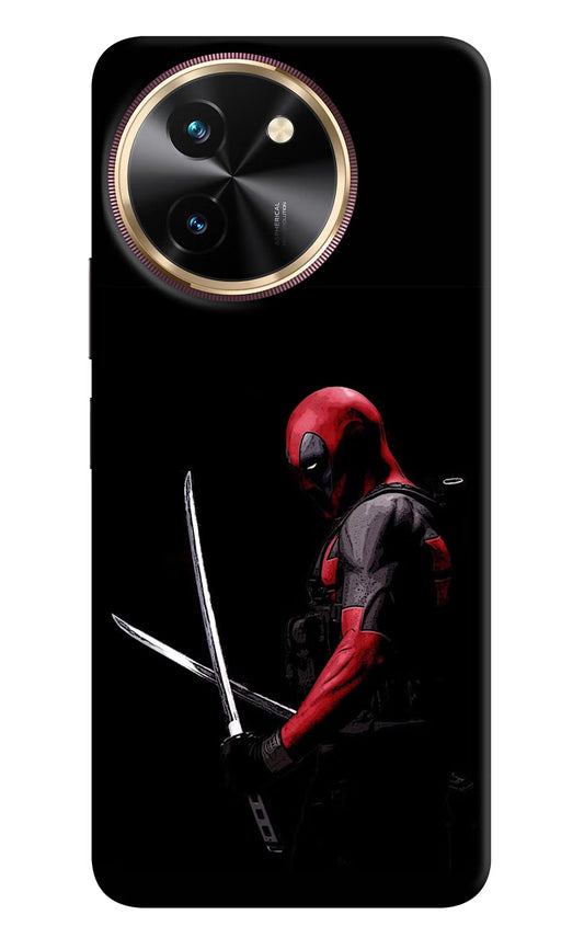 Deadpool Vivo T3x Hard Case Back Cover by Casekaro