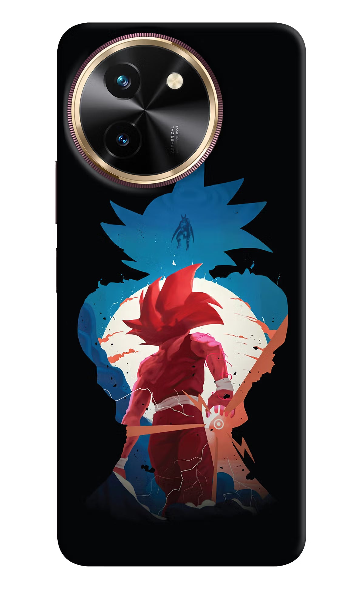 Goku Vivo T3x Hard Case Back Cover by Casekaro