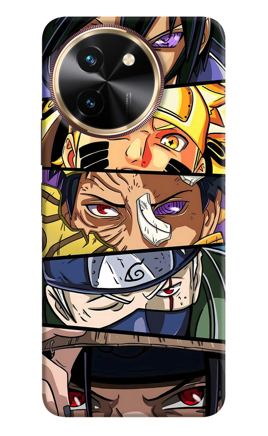 Naruto Character Vivo T3x Hard Case Back Cover by Casekaro