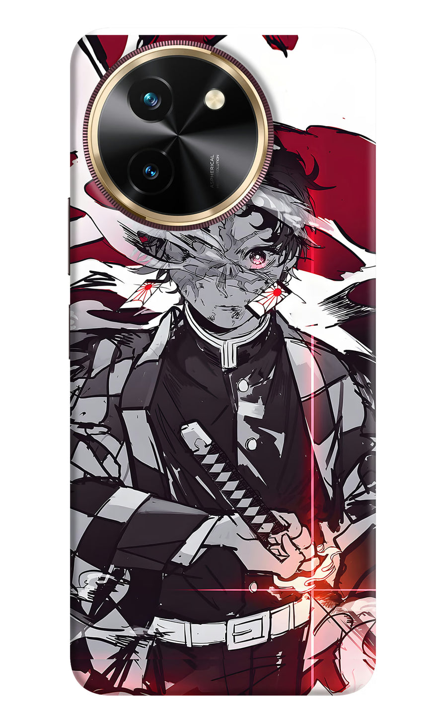 Demon Slayer Vivo T3x Back Cover, Hard case