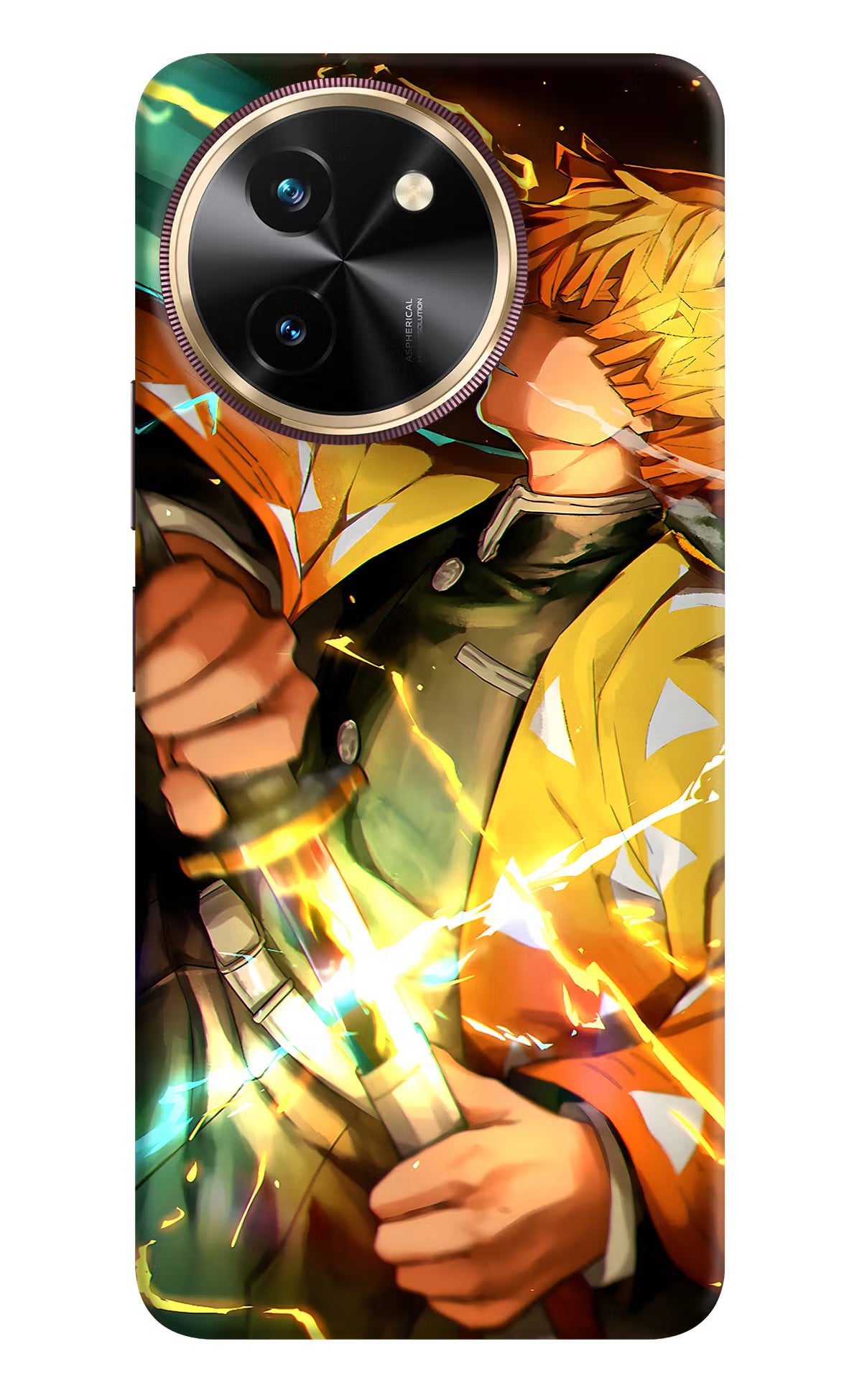 Demon Slayer Vivo T3x Hard Case Back Cover by Casekaro