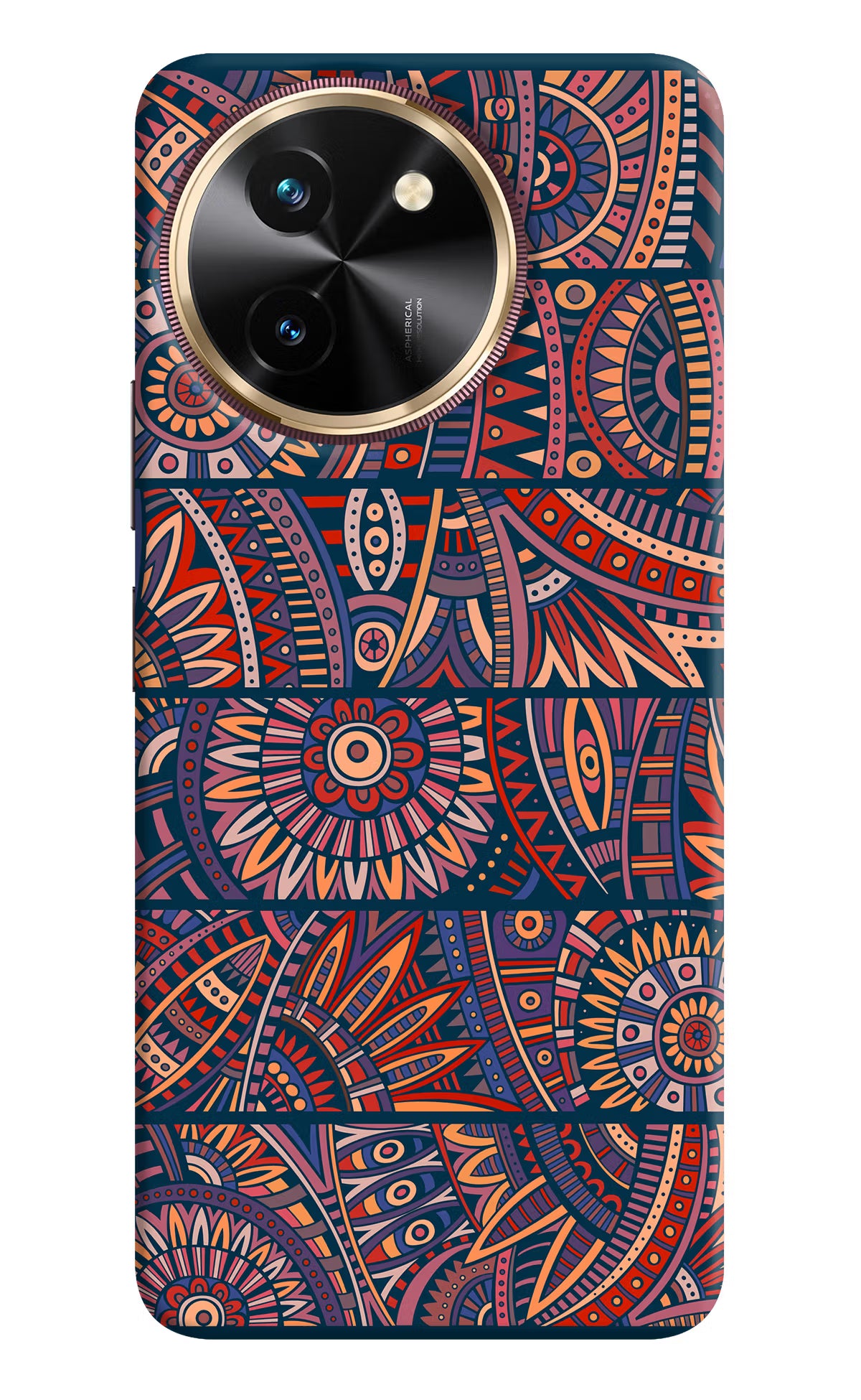 African Culture Design Vivo T3x Hard Case Back Cover by Casekaro