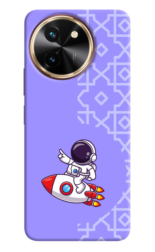 Cute Astronaut Vivo T3x Hard Case Back Cover by Casekaro