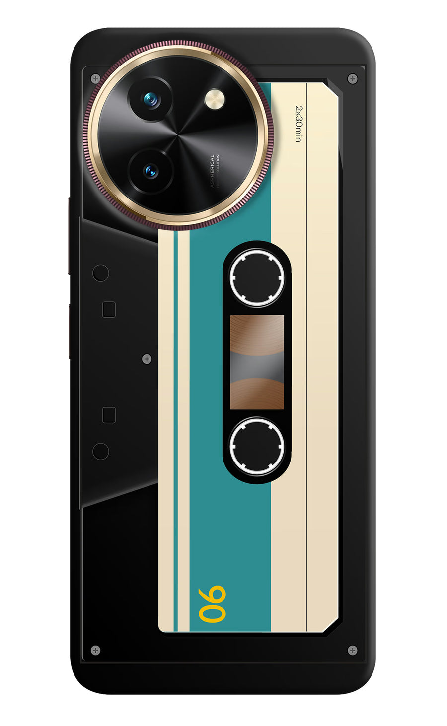 Cassette Vivo T3x Back Cover, Hard case