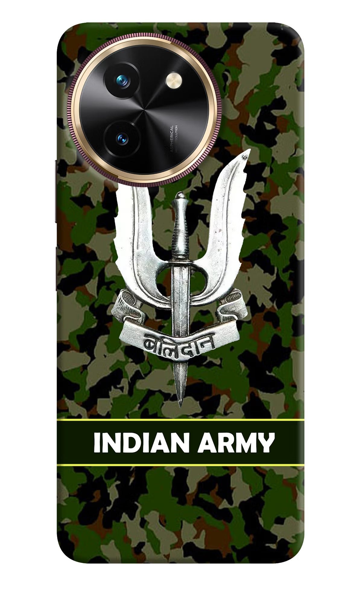 Balidan Indian Logo Vivo T3x Hard Case Back Cover by Casekaro