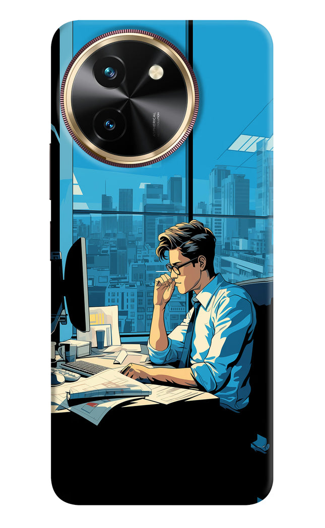 Focused Hustler (AI Generated) Vivo T3x Hard Case Back Cover by Casekaro