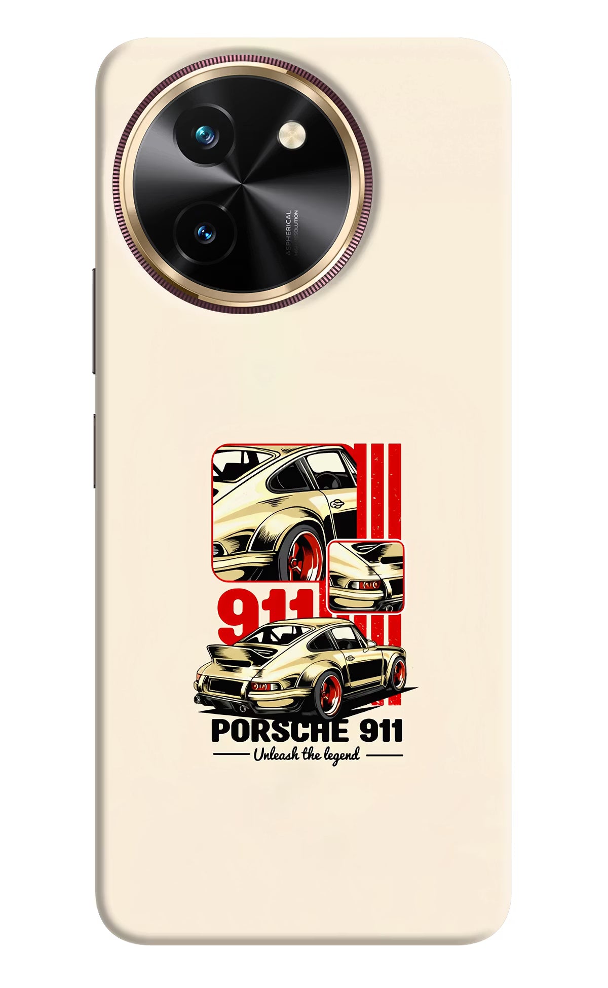 Classic Porsche 911 Vivo T3x Hard Case Back Cover by Casekaro