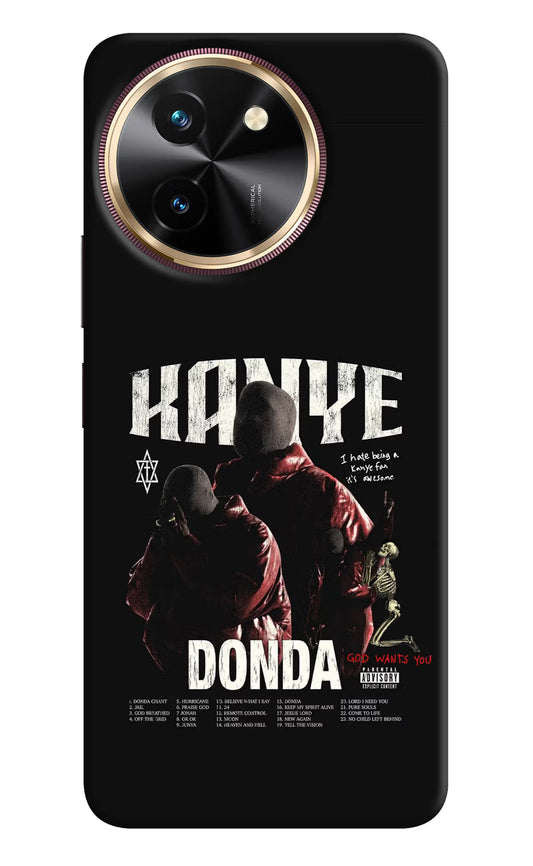 Donda Kanye West Vivo T3x Hard Case Back Cover by Casekaro