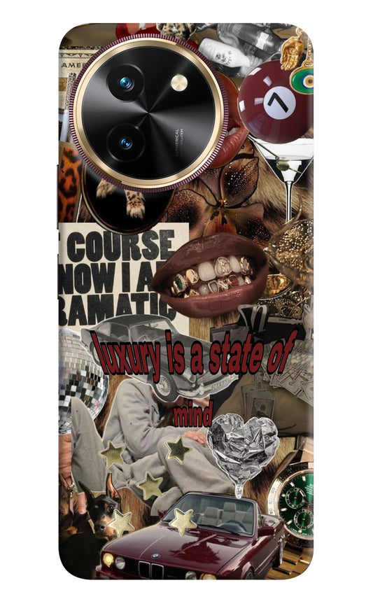 Luxury Vivo T3x Hard Case Back Cover by Casekaro