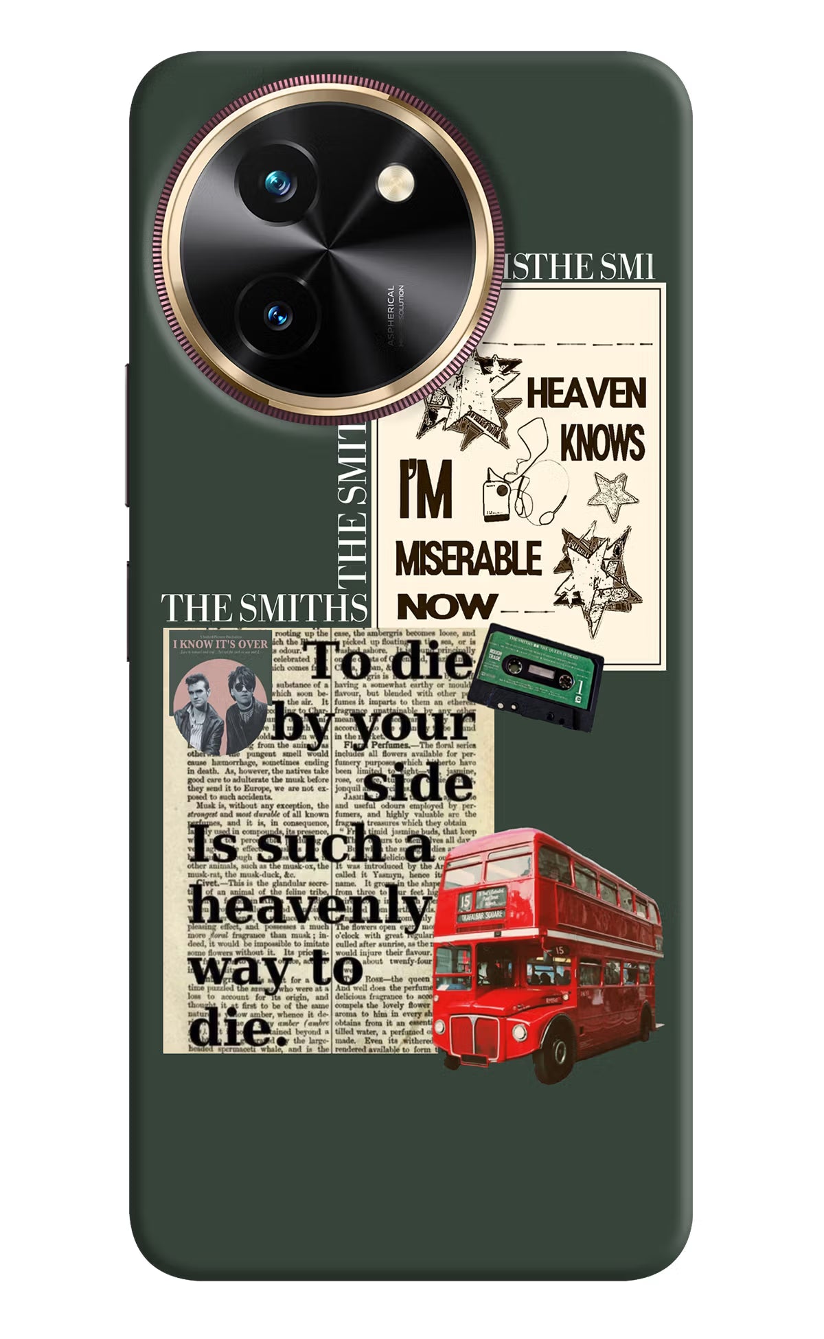 The Smiths Vivo T3x Hard Case Back Cover by Casekaro