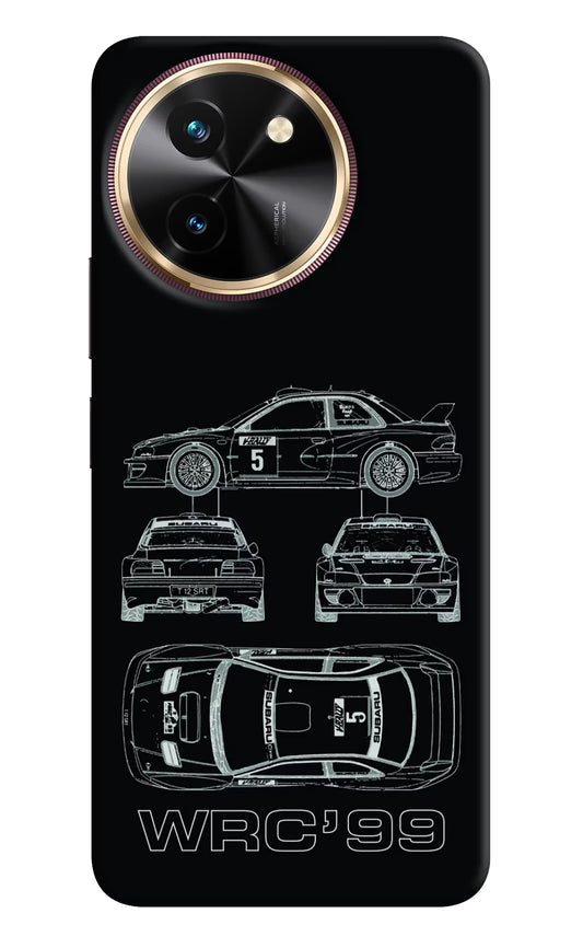 WRC'99 Vivo T3x Hard Case Back Cover by Casekaro