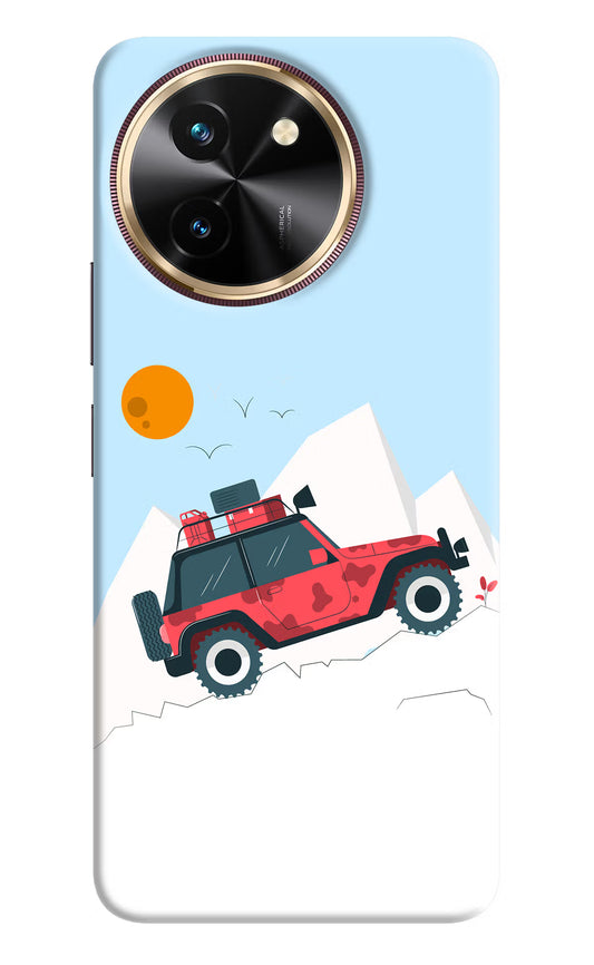 Mountain Trail Beast Vivo T3x Hard Case Back Cover by Casekaro
