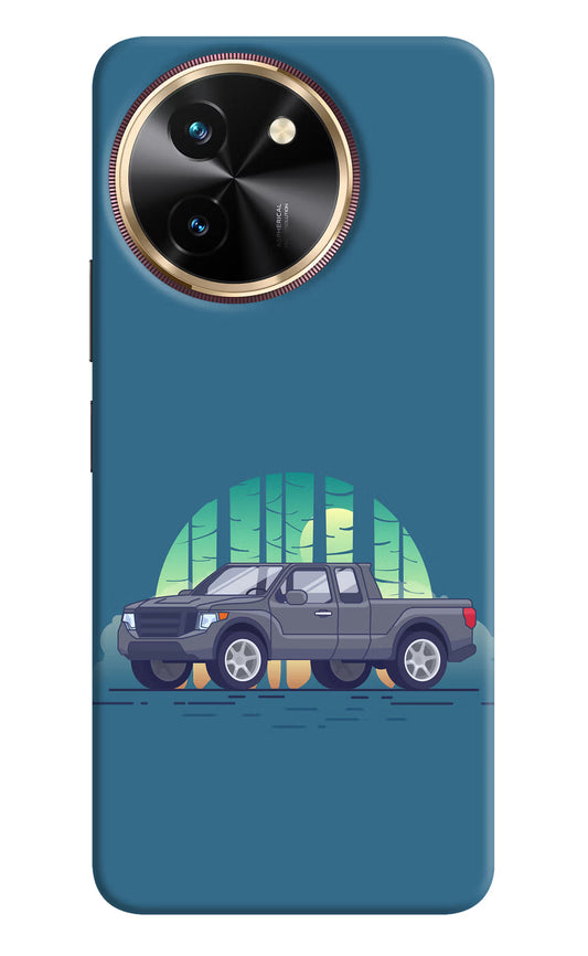 Retro Garage Vibe Vivo T3x Hard Case Back Cover by Casekaro