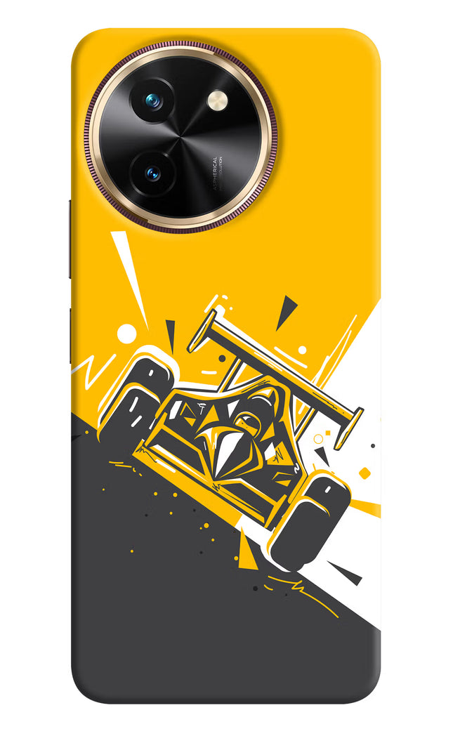 Track King Vivo T3x Hard Case Back Cover by Casekaro