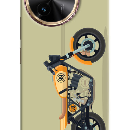 Vertical Speedster Vivo T3x Hard Case Back Cover by Casekaro