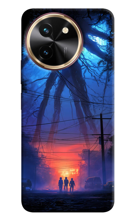 Ordinary Things Shadow Vivo T3x Hard Case Back Cover by Casekaro