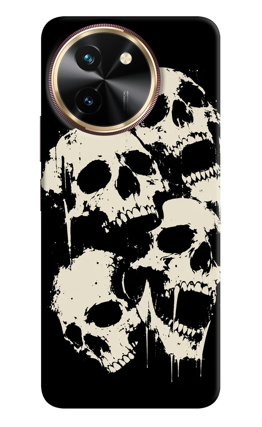 Dead Stack Vivo T3x Back Cover, Hard case