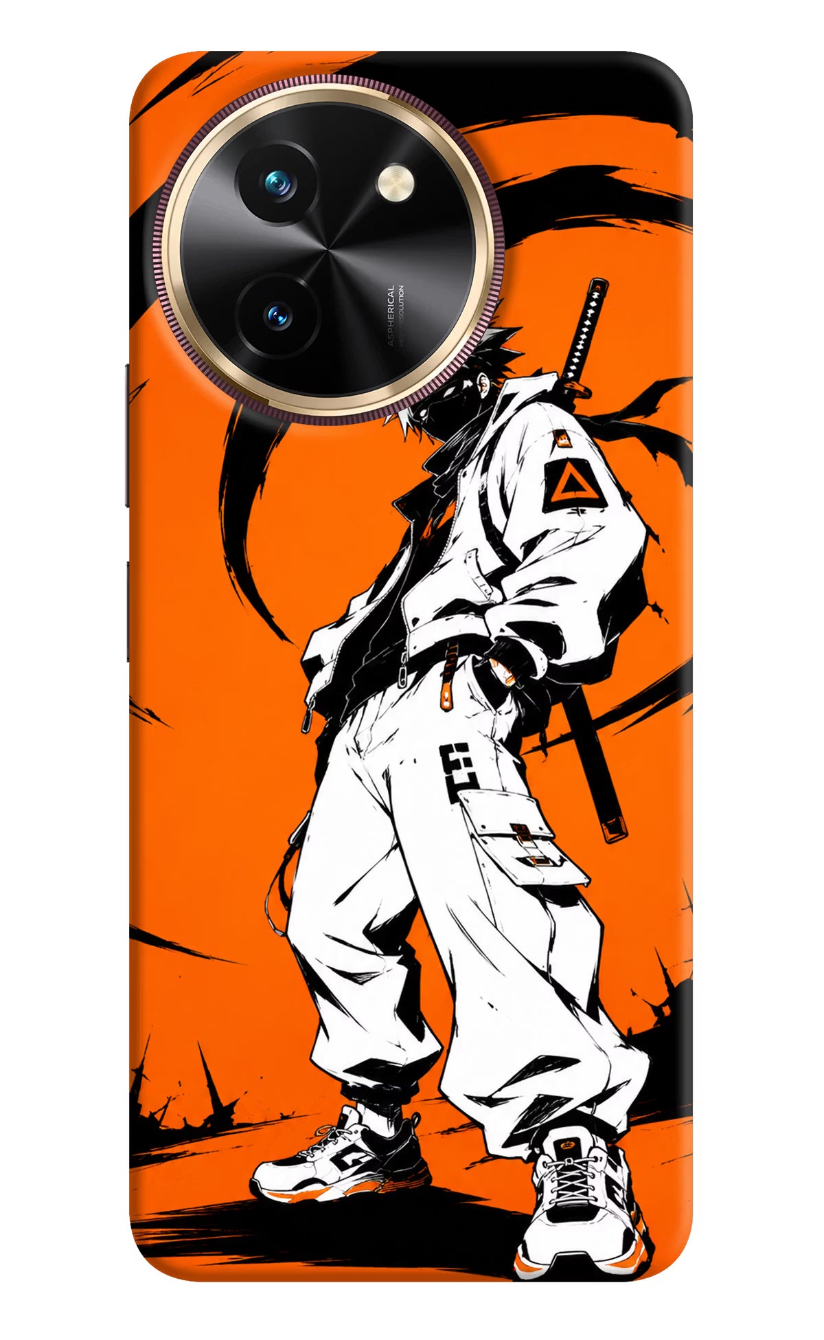 Street Samurai  Vivo T3x Hard Case Back Cover by Casekaro
