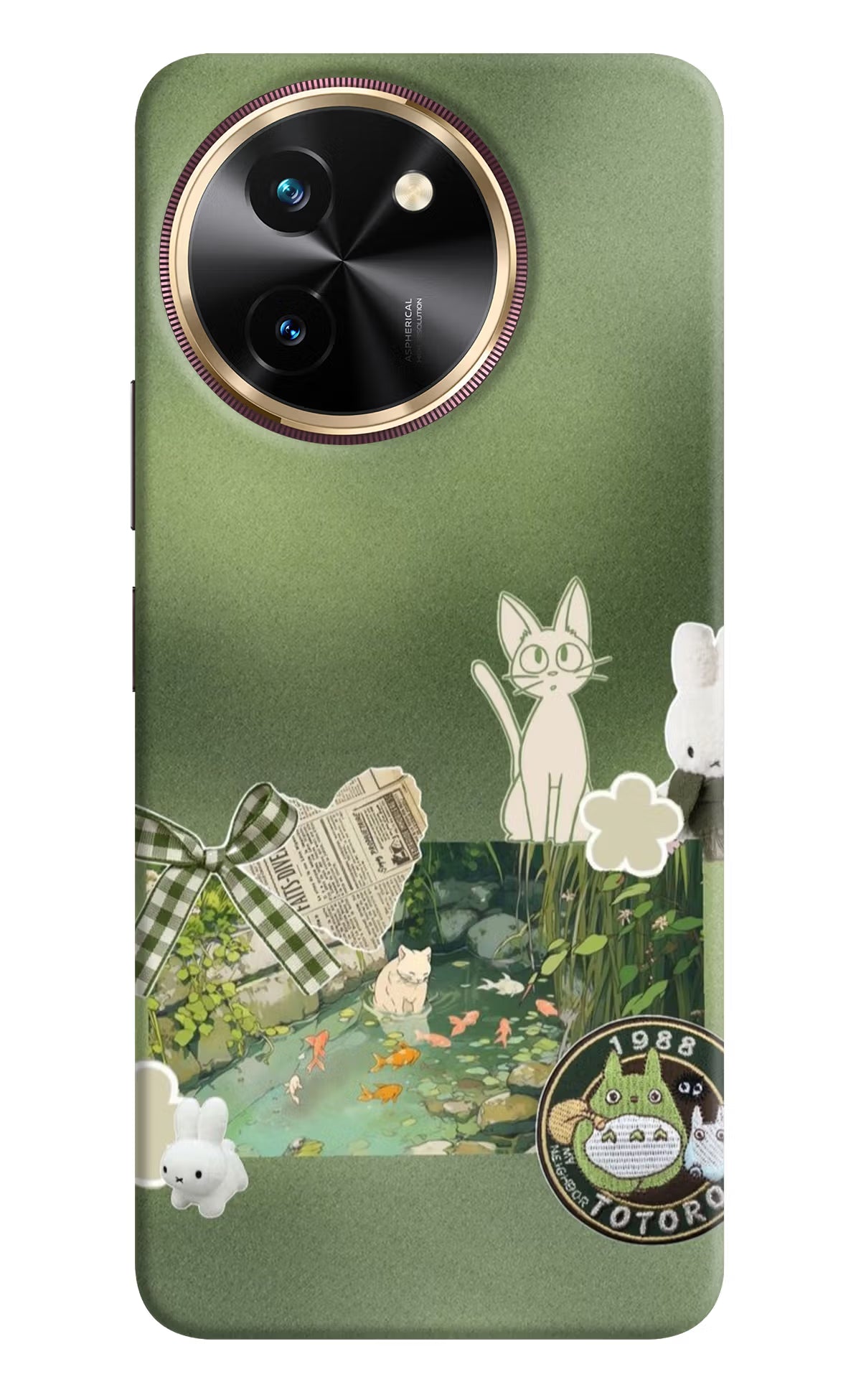 Aesthetic anime Vivo T3x Back Cover