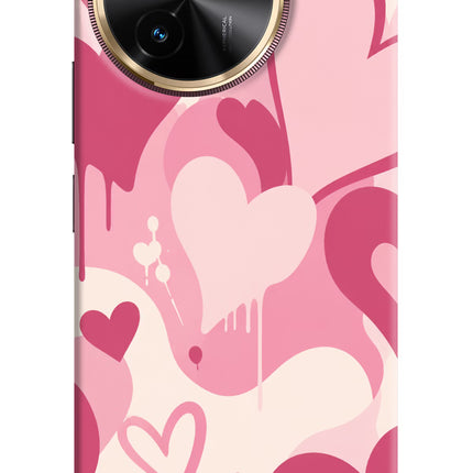 Hearty case Vivo T3x Hard Case Back Cover by Casekaro