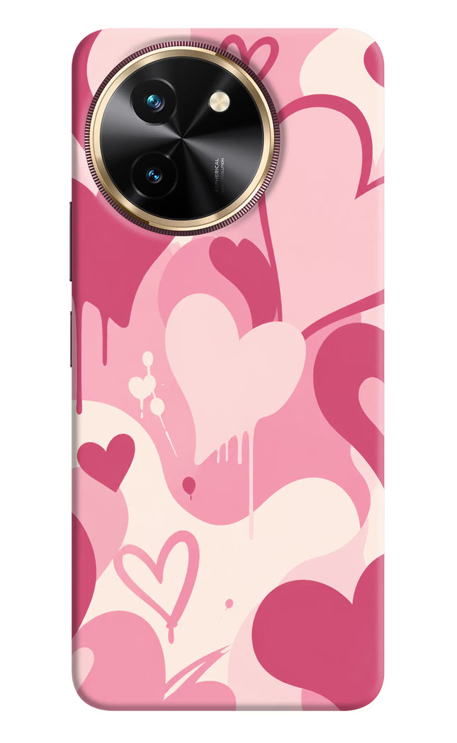 Hearty case Vivo T3x Hard Case Back Cover by Casekaro
