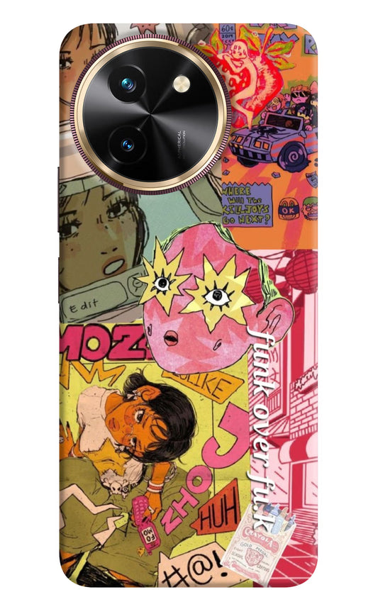 Funkover Vivo T3x Back Cover