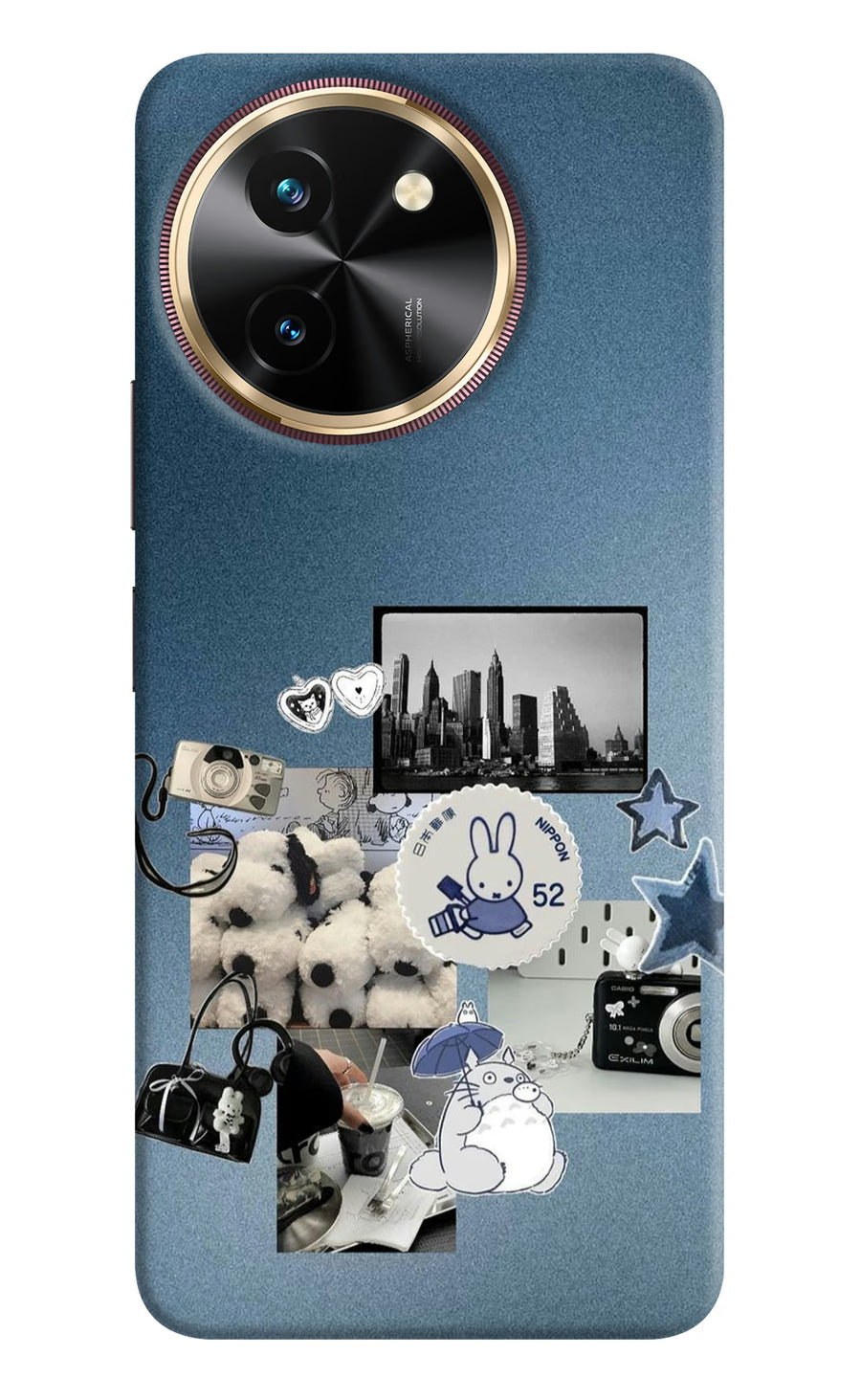 Miffy Vivo T3x Back Cover, Hard case