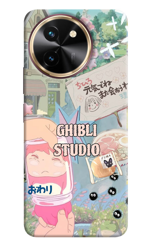 Studio Ghibli Vivo T3x Back Cover