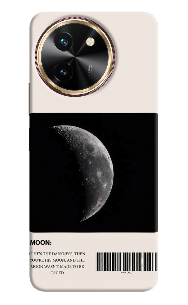 Moon Phase Vivo T3x Hard Case Back Cover by Casekaro